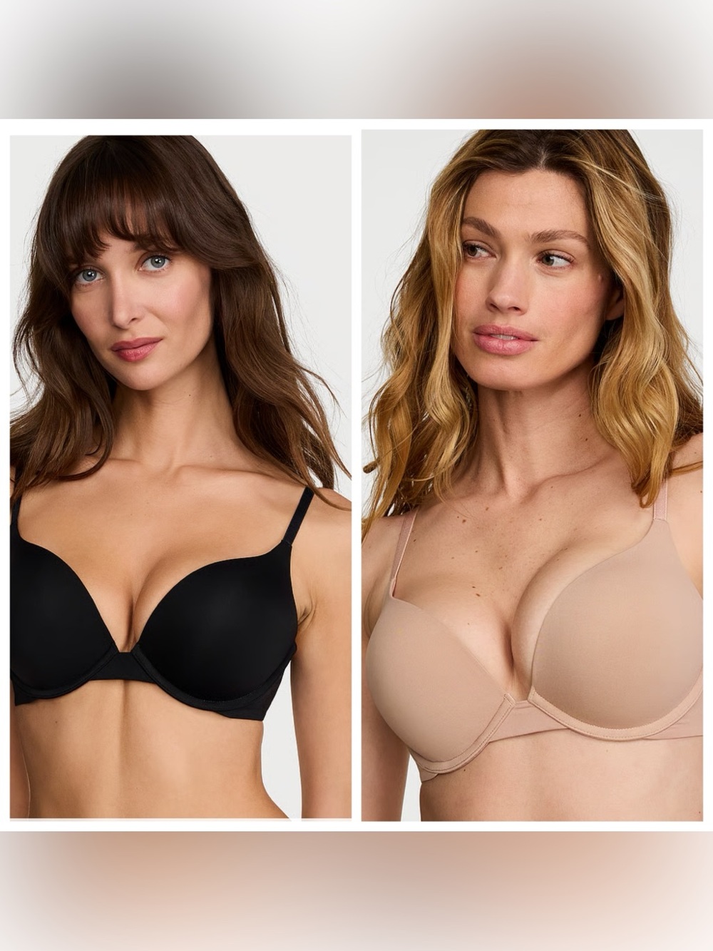 Victoria’s Secret Bombshell Smooth Push-Up Bra Set of two